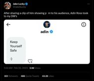 Prominent esports personality Jake Lucky's tweet featuring Ross' direct message (Image via Twitter)